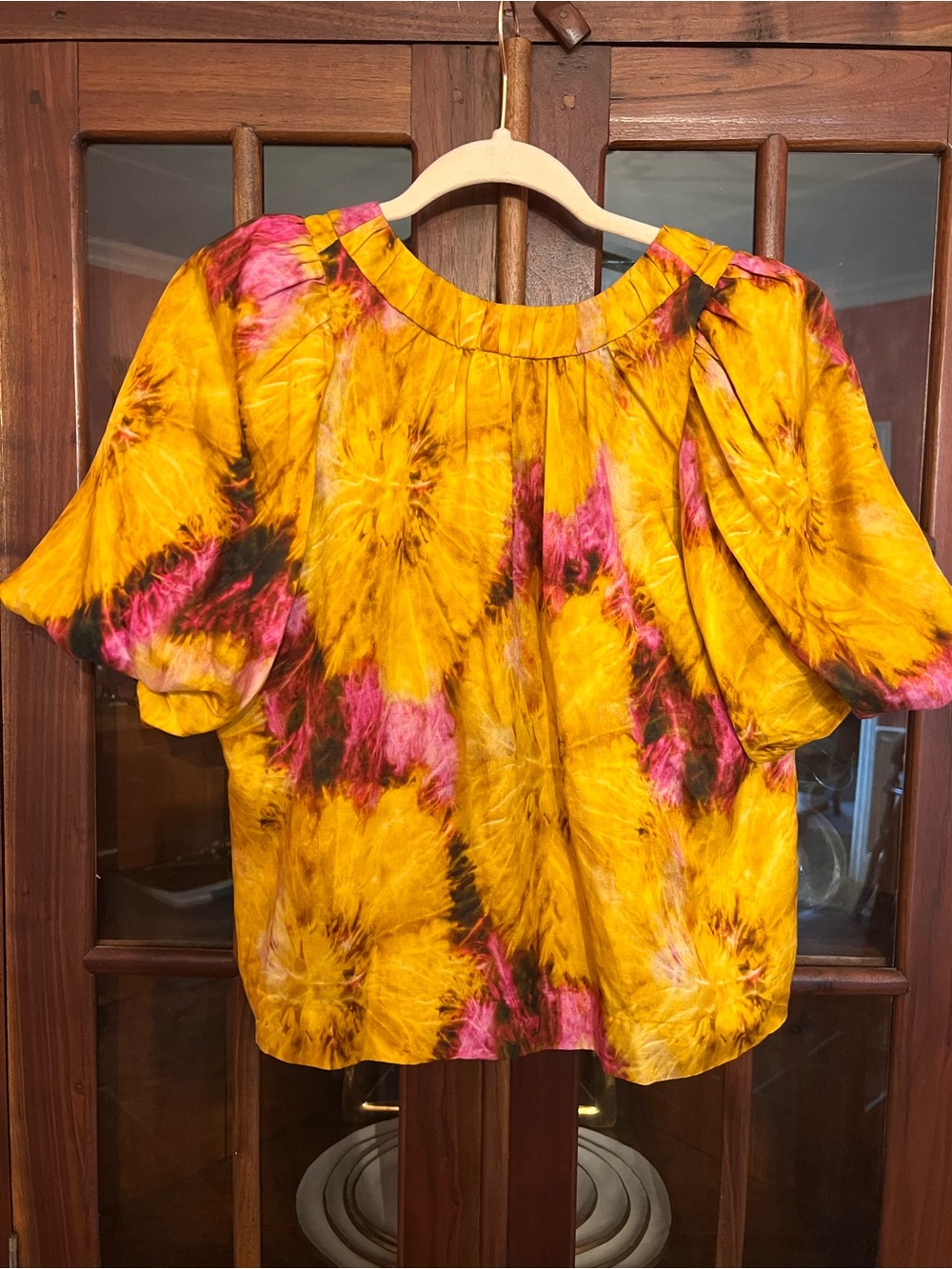 Marie Oliver Puff Sleeve Blouse